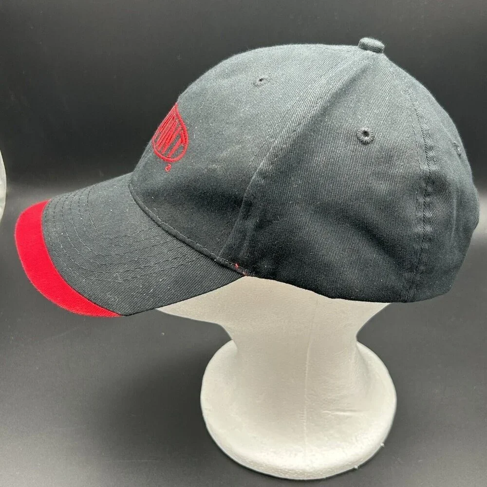 Du Pont Hat Baseball Cap Black Red Hook & Loop Closure Adjustable Embroidered